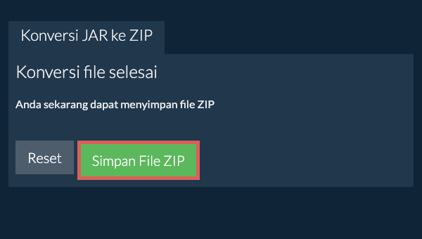 Simpan File ZIP