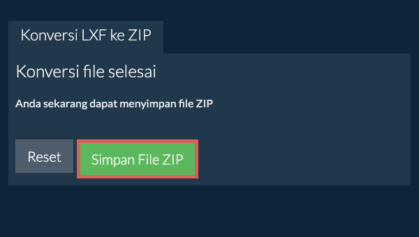 Simpan File ZIP