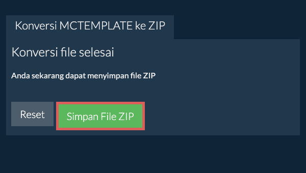 Simpan File ZIP