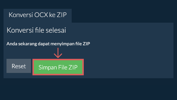 Simpan File ZIP