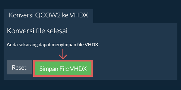 Simpan File VHDX