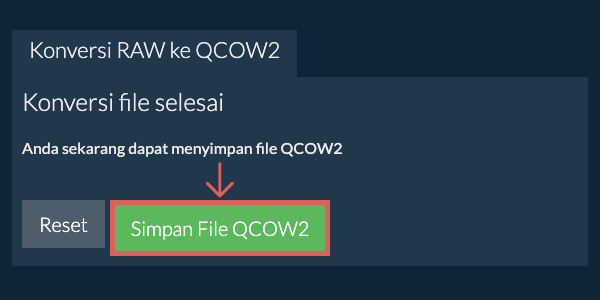 Simpan File QCOW2