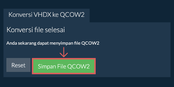 Simpan File QCOW2