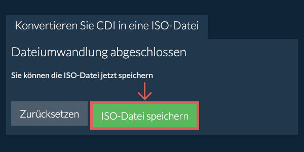 ISO Datei speichern