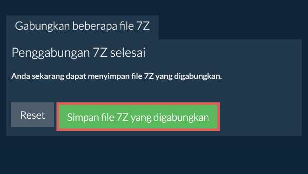 Simpan File ZIP