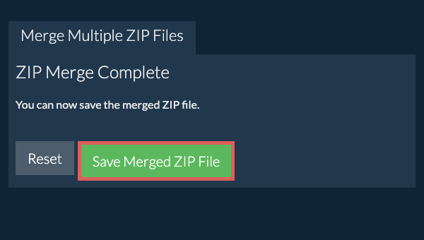 Save ZIP File