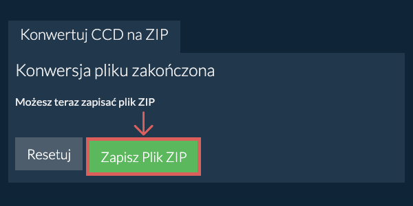 Zapisz plik ZIP