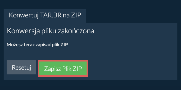Zapisz plik ZIP