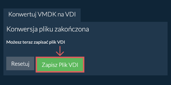 Zapisz plik VDI