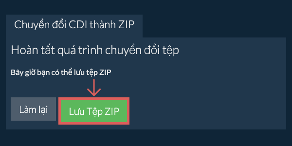 Lưu tệp ZIP