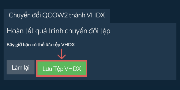 Lưu tệp VHDX