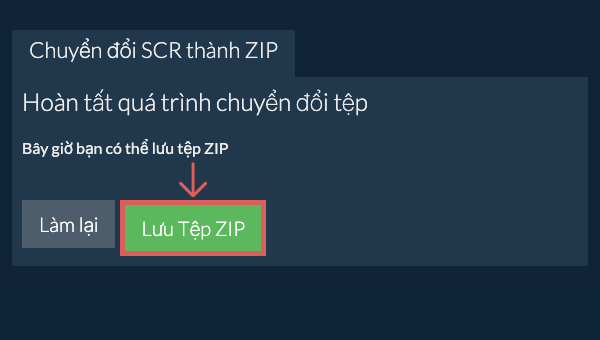 Lưu tệp ZIP