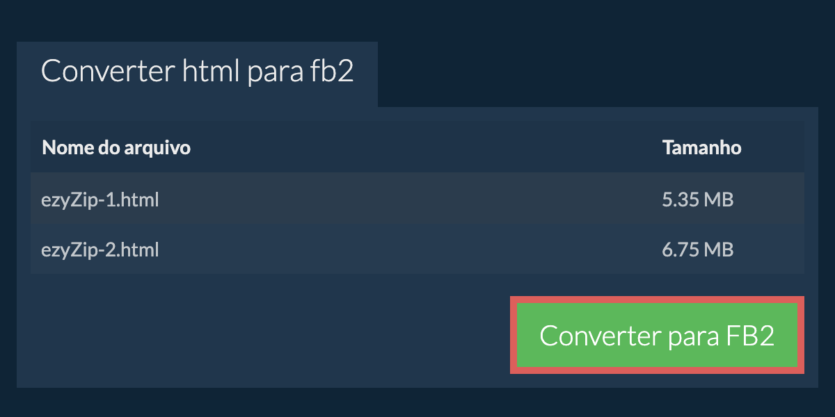 Converter em FB2
