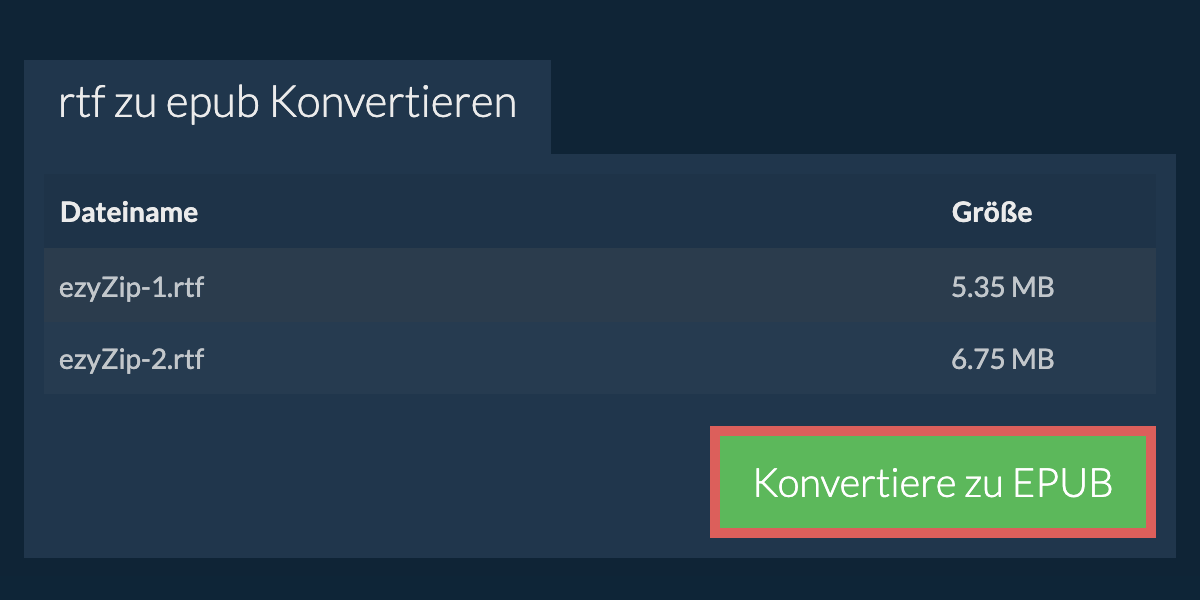 In EPUB konvertieren