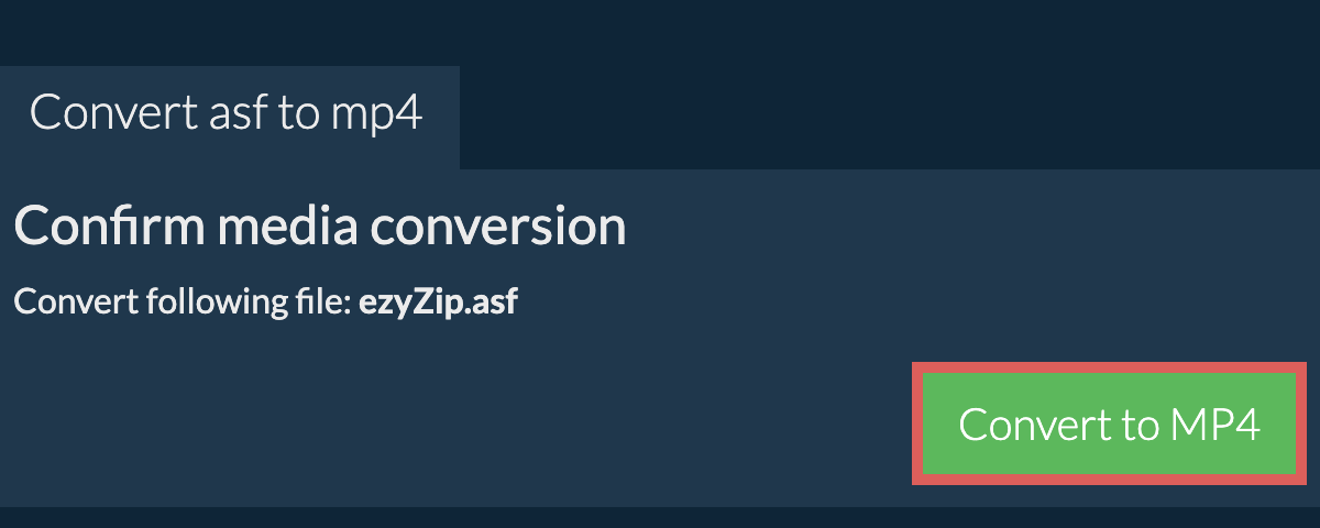 Convert to MP4