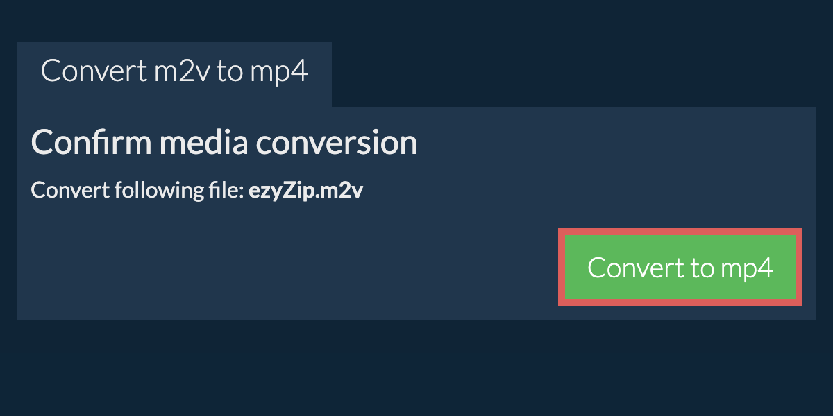 Convert to MP4