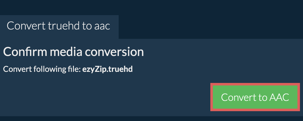 Convert to AAC