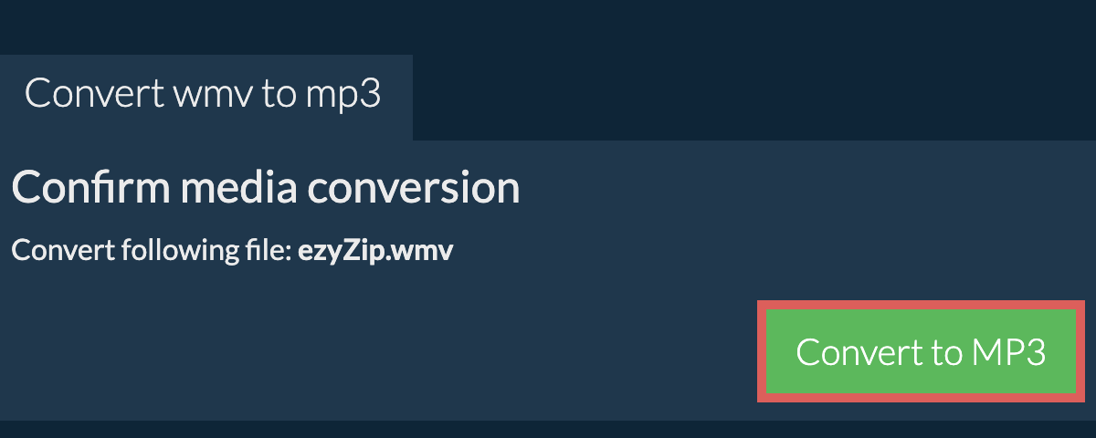 Convert to MP3