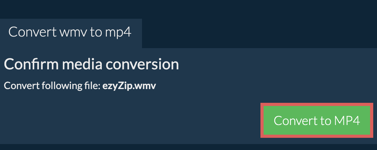 Convert to MP4