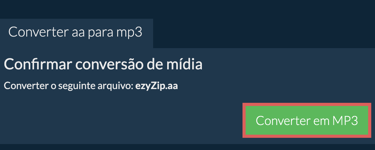 Converter em MP3