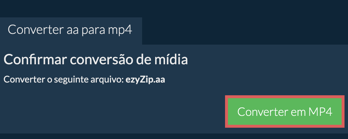 Converter em MP4