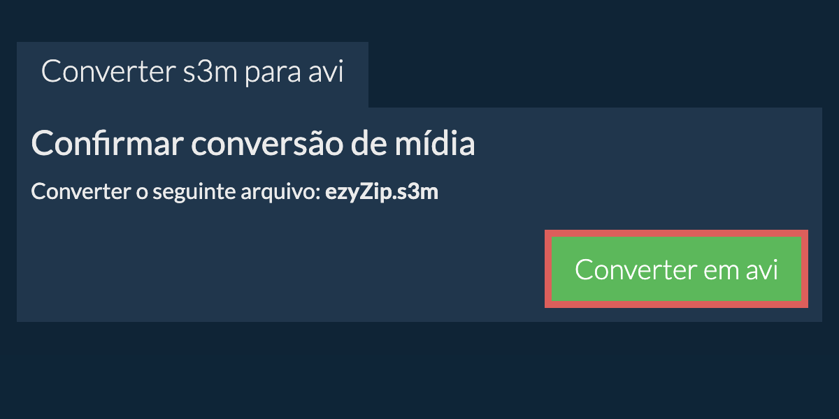 Converter em AVI