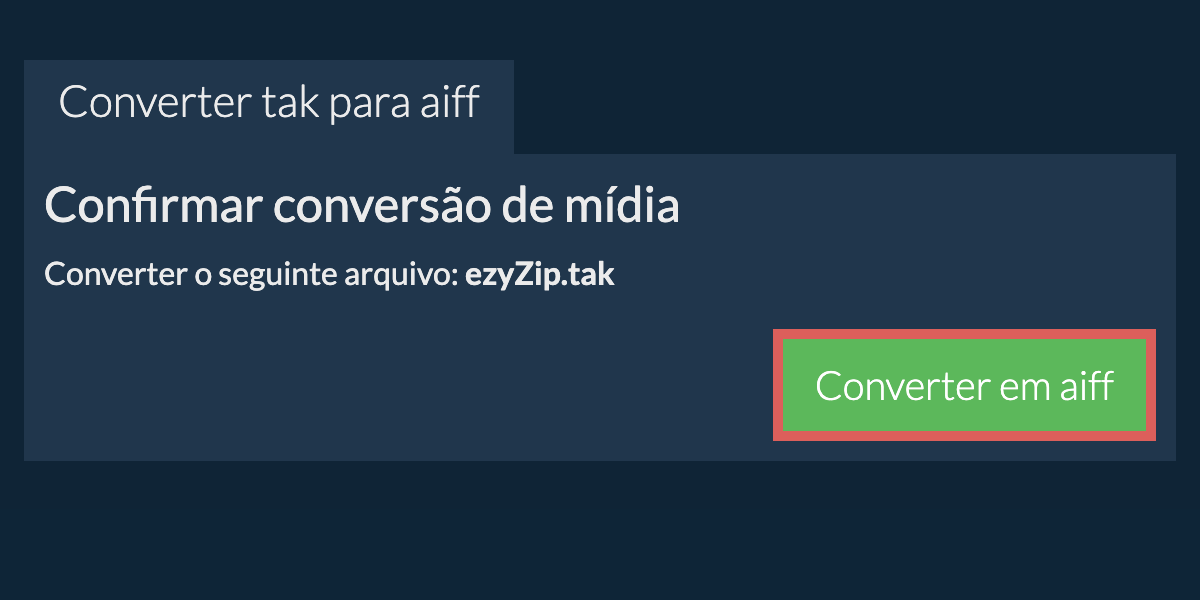 Converter em AIFF