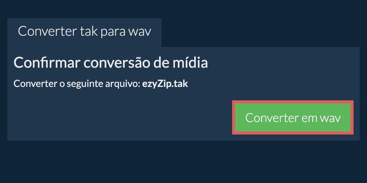 Converter em WAV