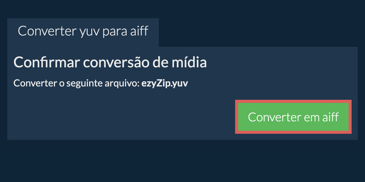 Converter em AIFF