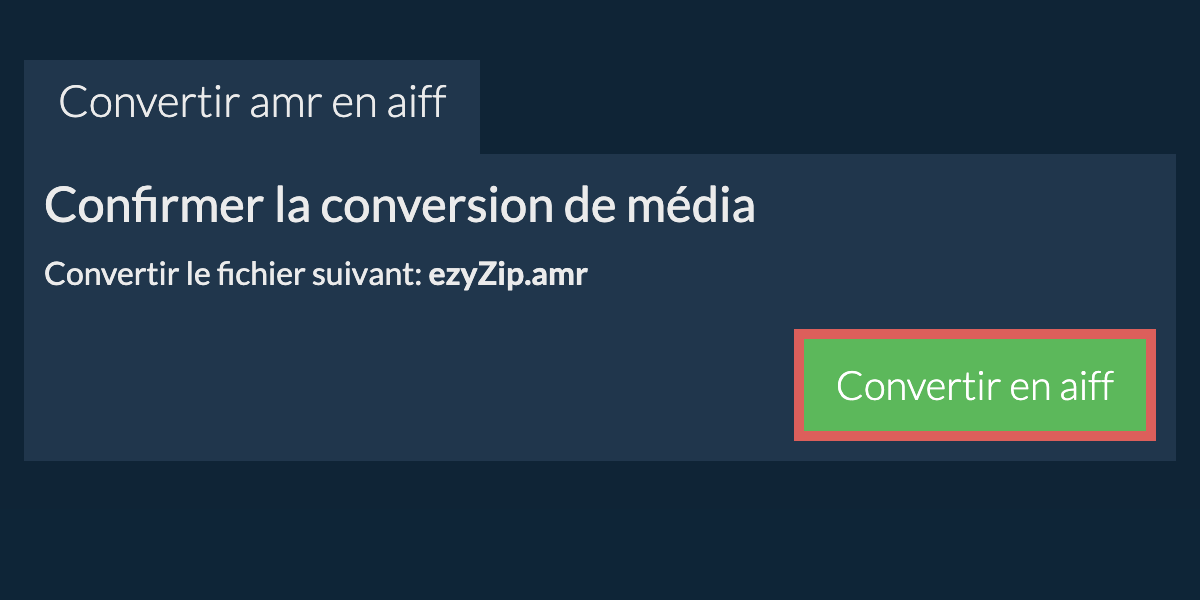 Convertir en AIFF