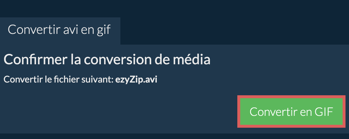 Convertir en GIF