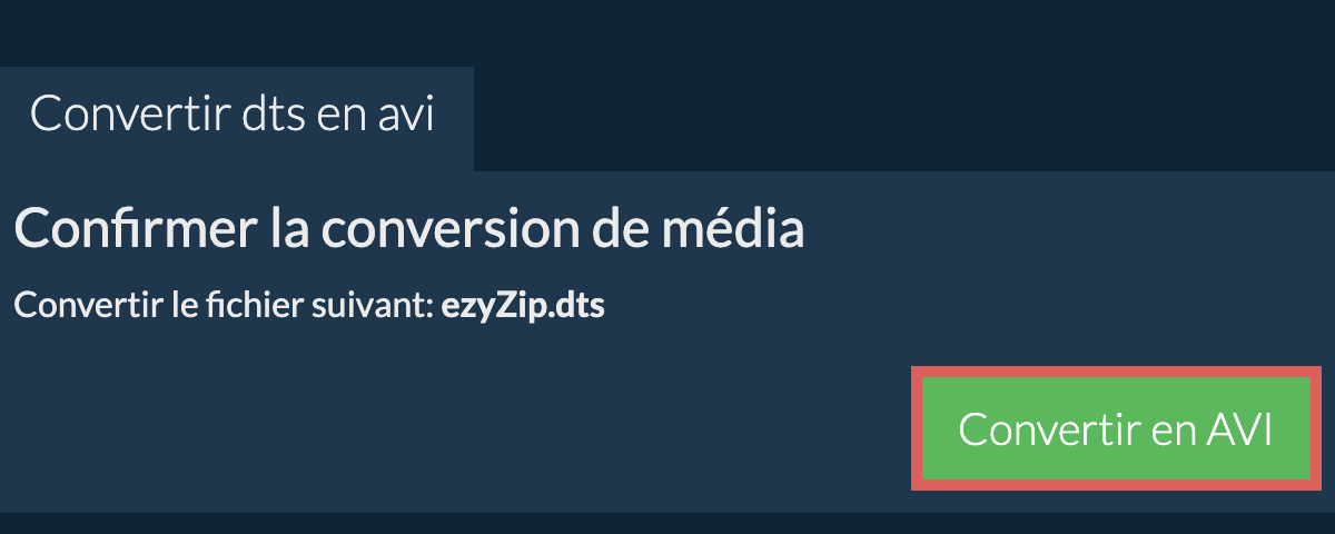 Convertir en AVI