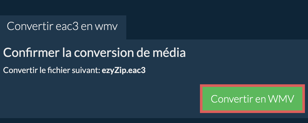 Convertir en WMV