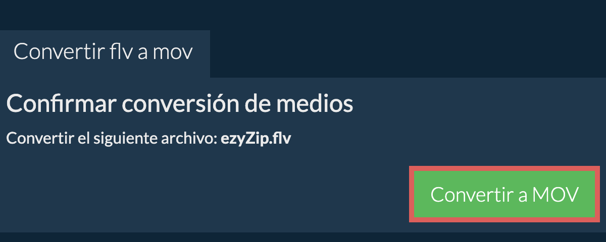 Convertir a MOV