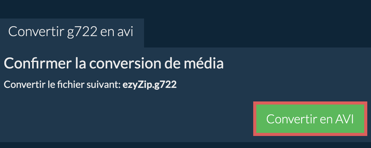 Convertir en AVI