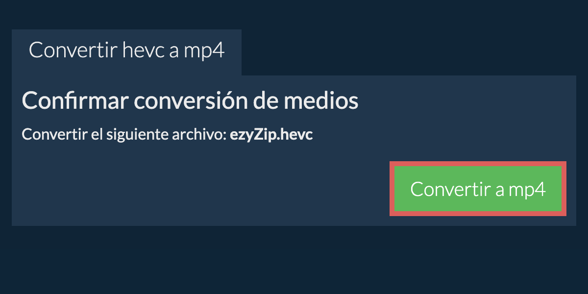 Convertir a MP4