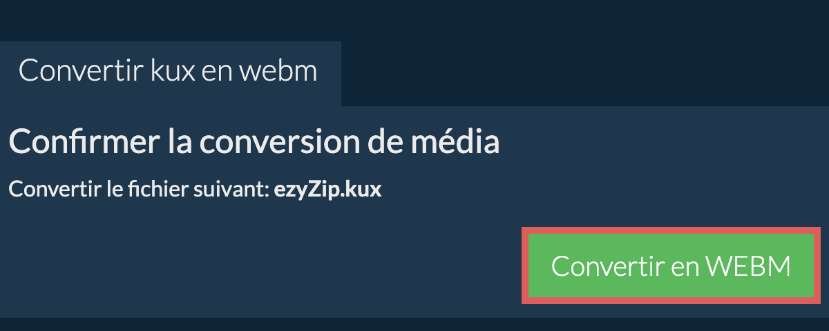 Convertir en WEBM