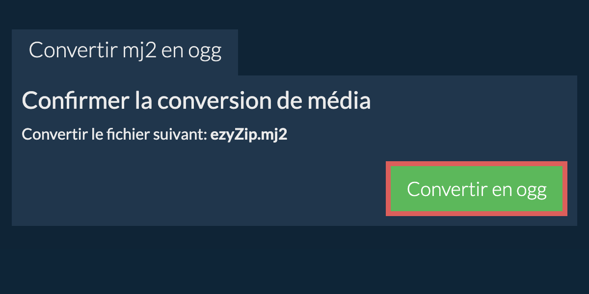 Convertir en OGG