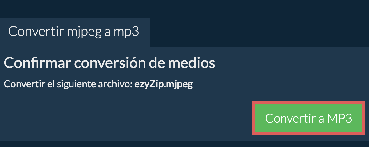 Convertir a MP3