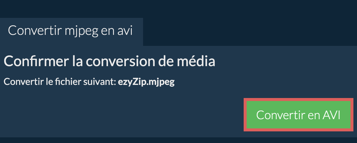 Convertir en AVI