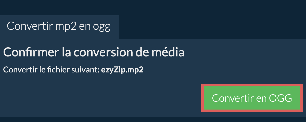 Convertir en OGG