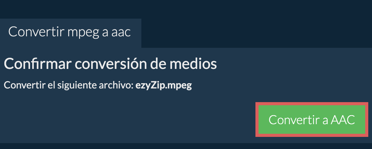 Convertir a AAC