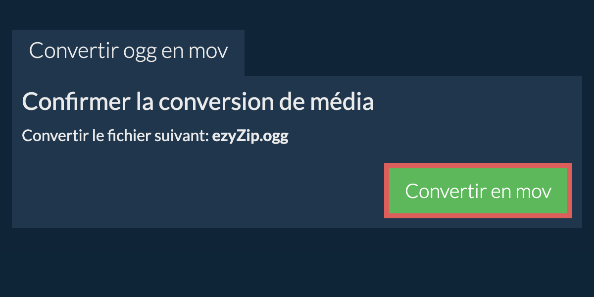 Convertir en MOV