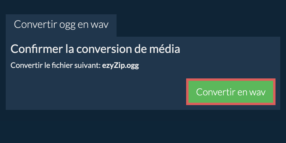 Convertir en WAV