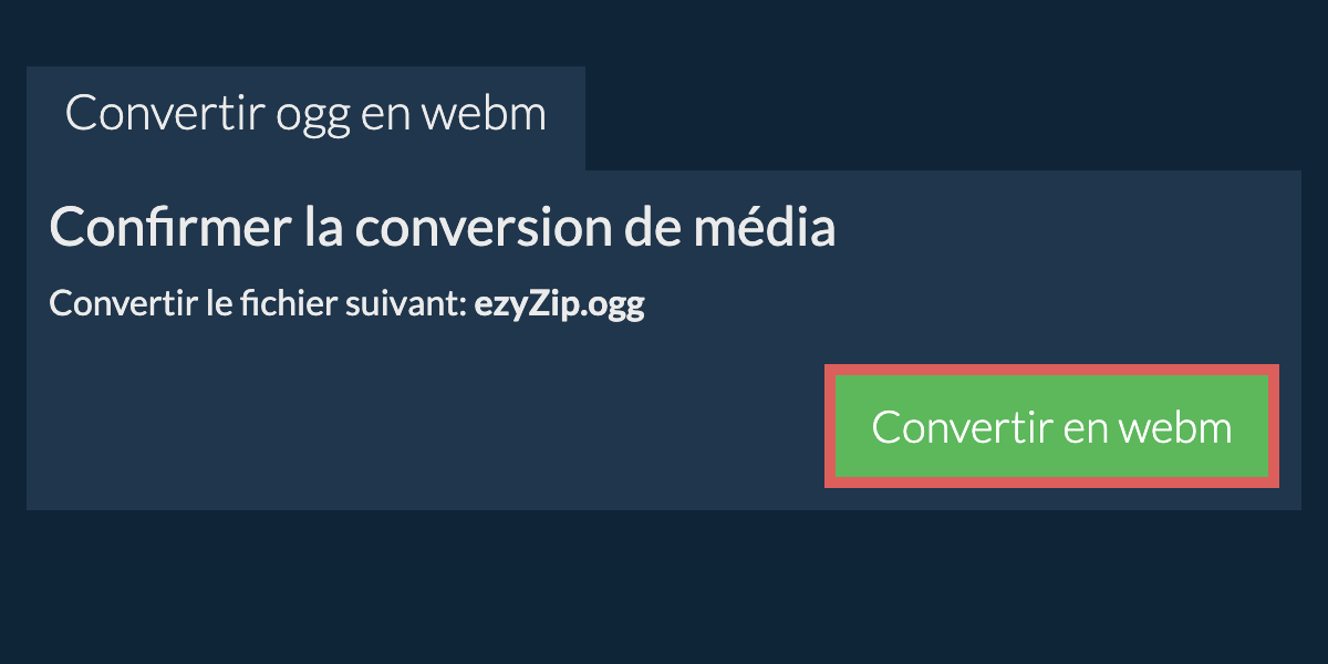 Convertir en WEBM