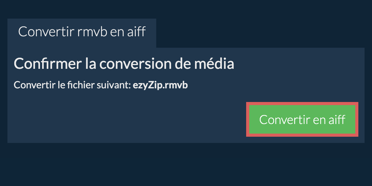 Convertir en AIFF
