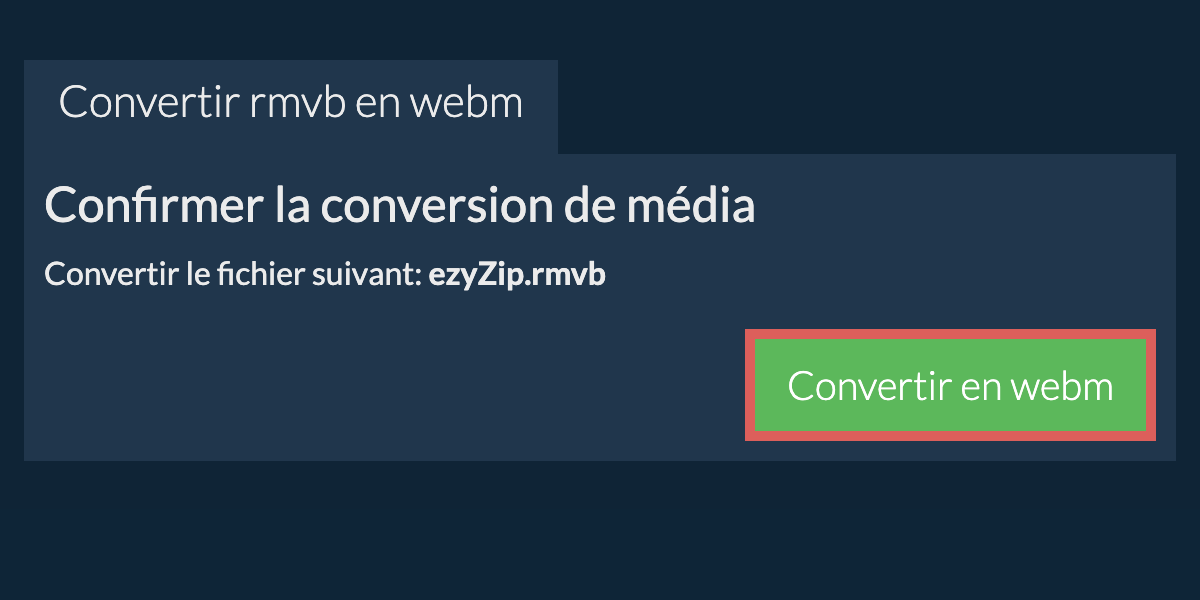 Convertir en WEBM
