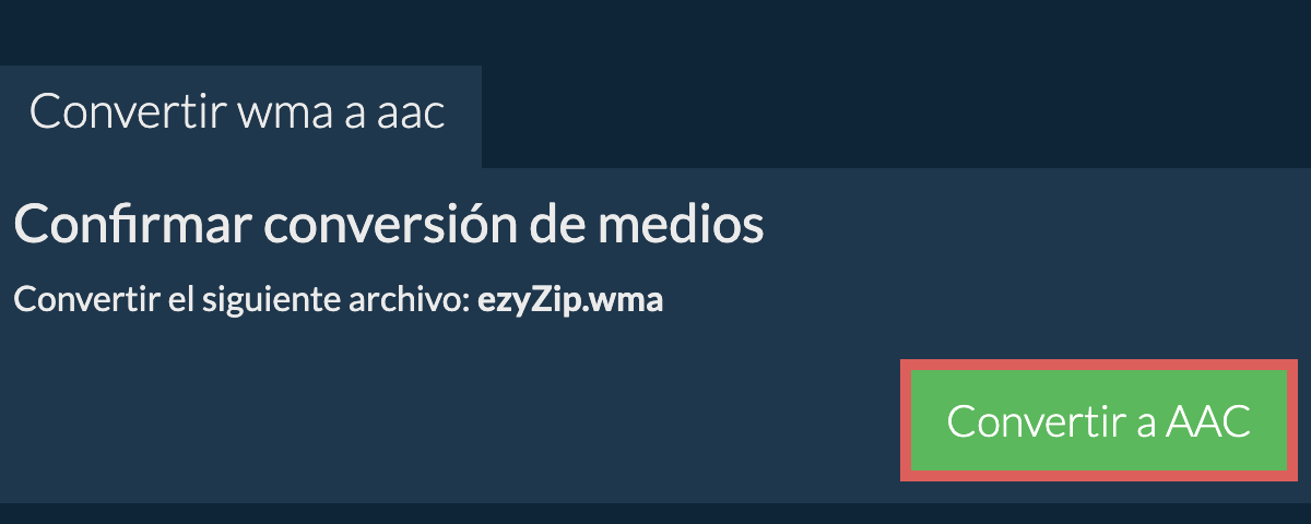 Convertir a AAC