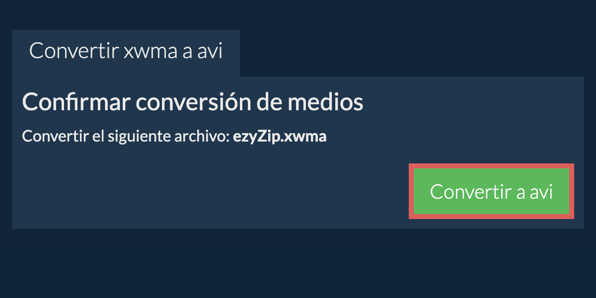 Convertir a AVI