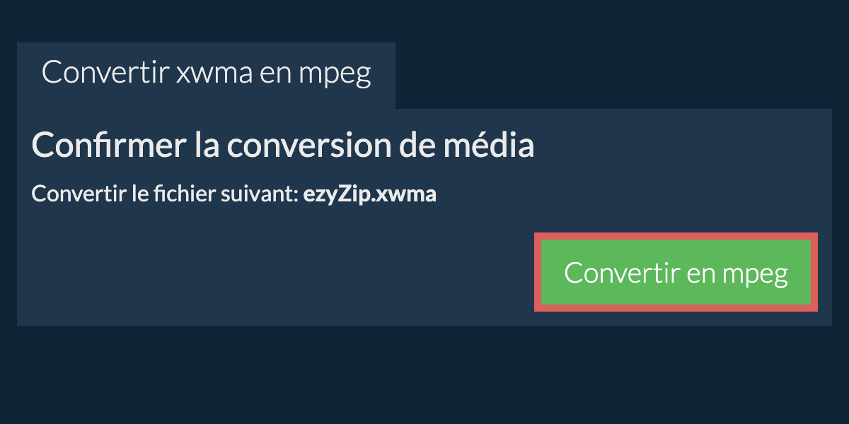 Convertir en MPEG